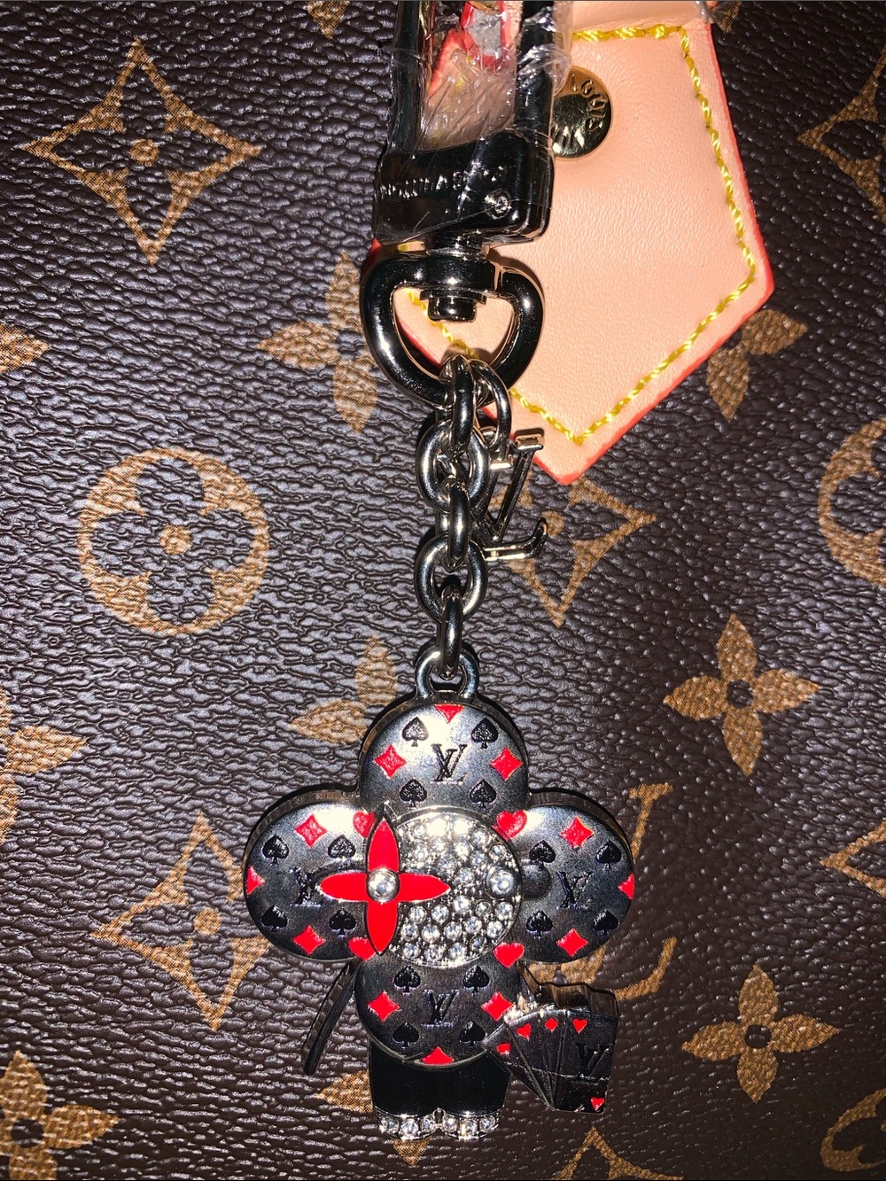 Vivienne monogram bag/purse charm keychain